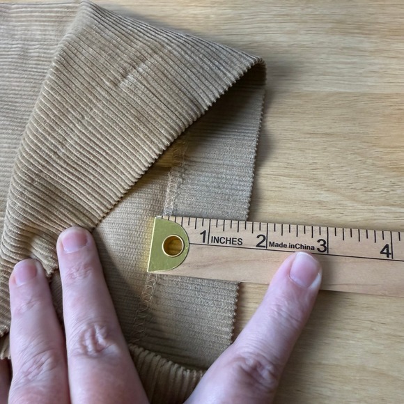 Lands End Mens 35 Traditional Fit Corduroy Pants Tan Khaki 100% Cotton - Picture 11 of 11